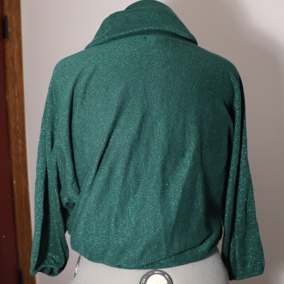 Style & Co. Cowl Glitter Sweater - Picture 3 of 4